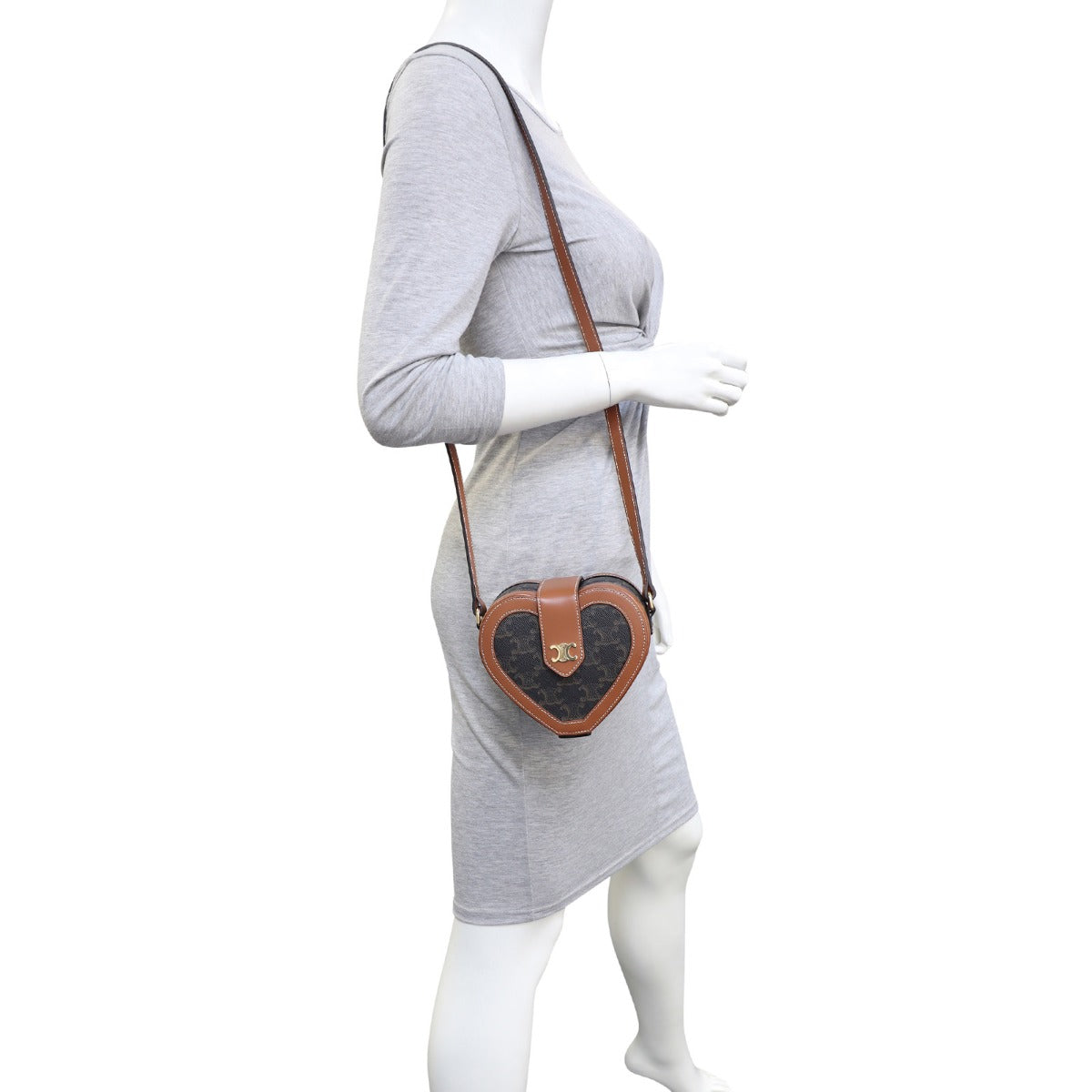 Celine Tambour Heart Crossbody