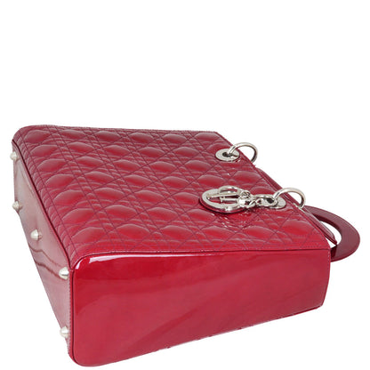 Dior Lady Dior Large Patent