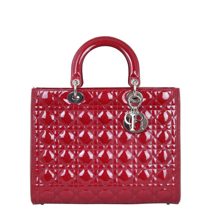 Dior Lady Dior Large Patent