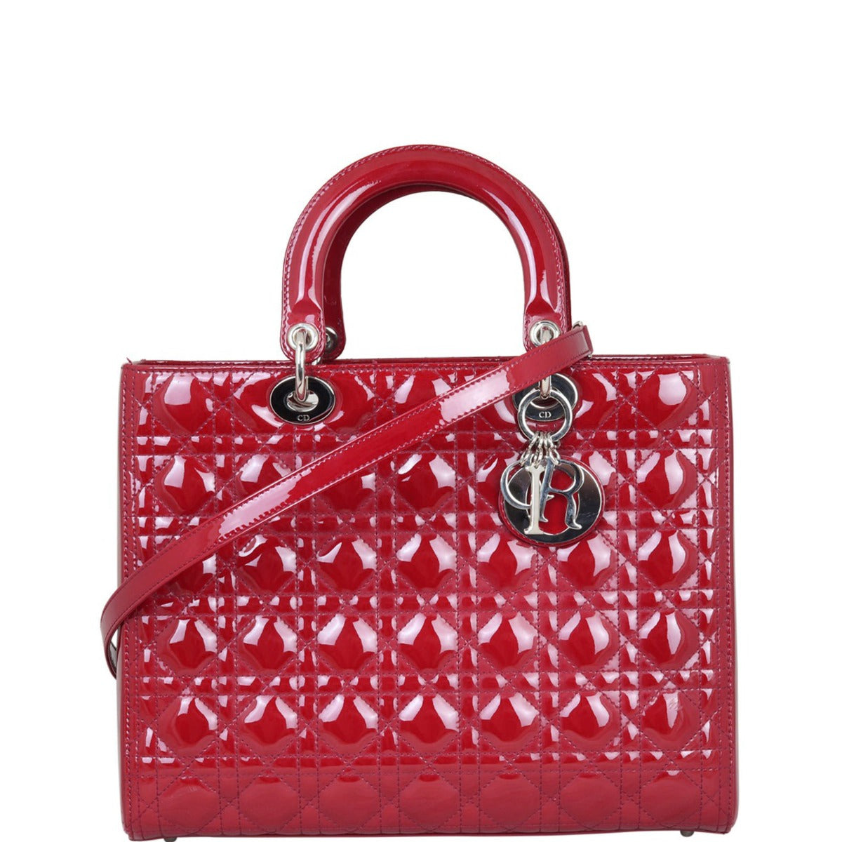 Dior Lady Dior Large Patent