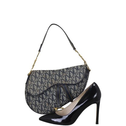 Dior Vintage Saddle Bag Oblique