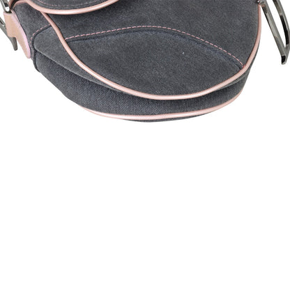 Dior Vintage Saddle Bag Denim