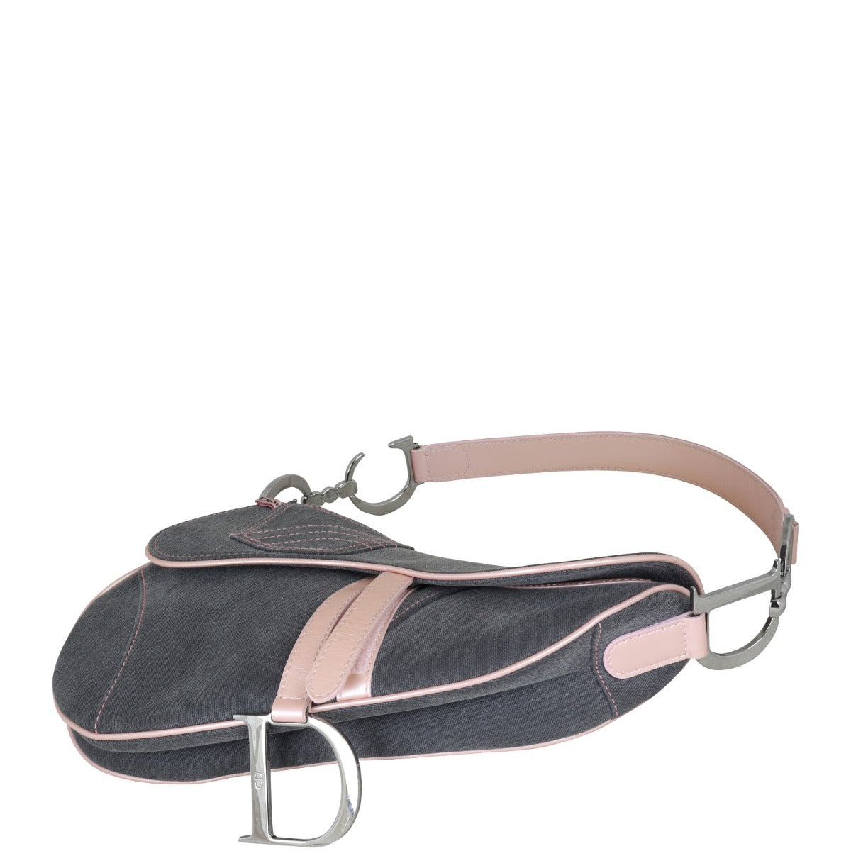 Dior Vintage Saddle Bag Denim