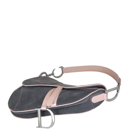 Dior Vintage Saddle Bag Denim
