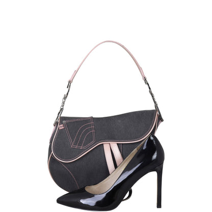 Dior Vintage Saddle Bag Denim