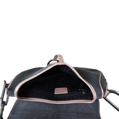 Dior Vintage Saddle Bag Denim