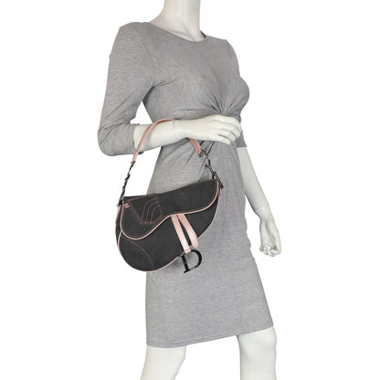 Dior Vintage Saddle Bag Denim