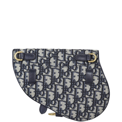Dior Saddle Oblique Belt Bag with Embroidered Strap