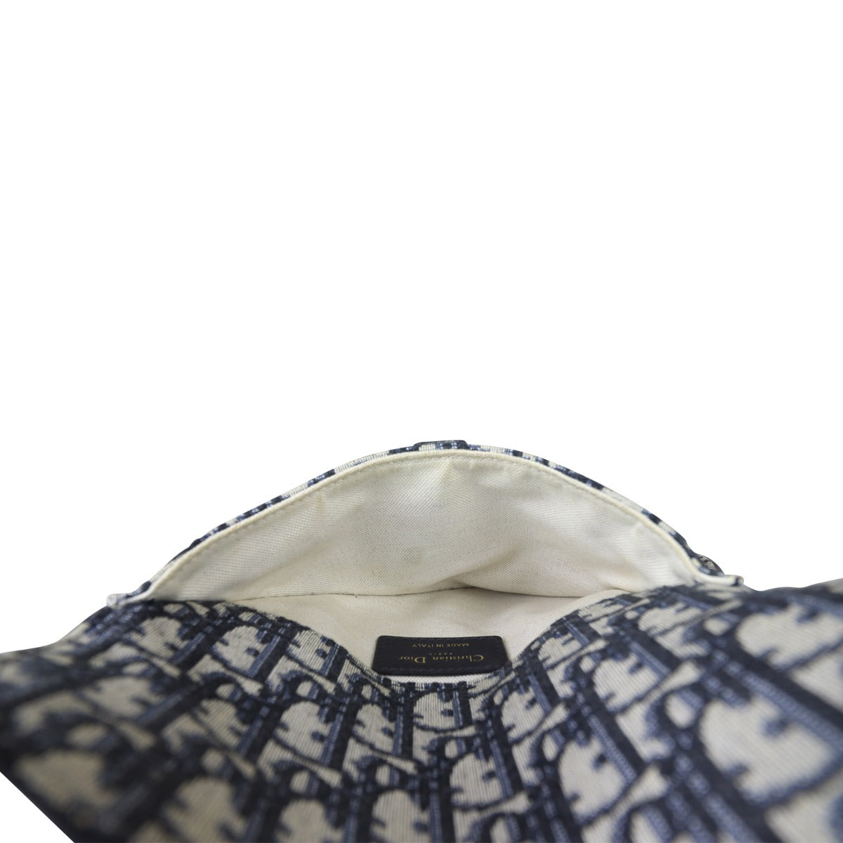 Dior Saddle Oblique Belt Bag with Embroidered Strap