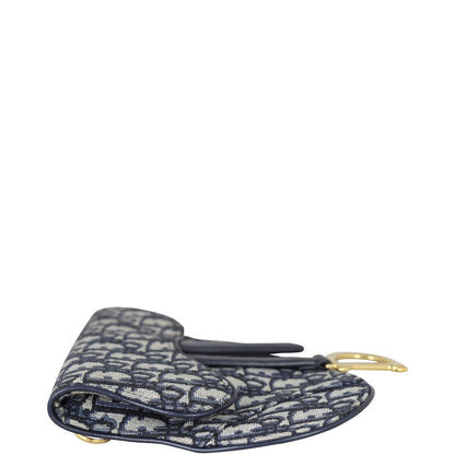 Dior Saddle Oblique Belt Bag with Embroidered Strap