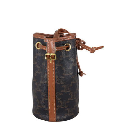 Celine Triomphe Bucket Bag Micro