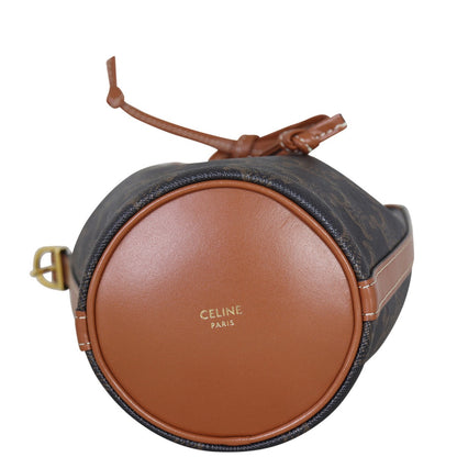 Celine Triomphe Bucket Bag Micro
