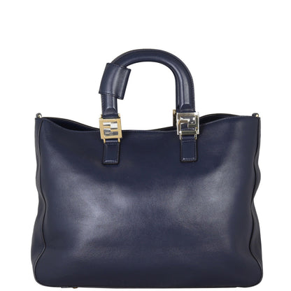 Fendi FF Leather Tote
