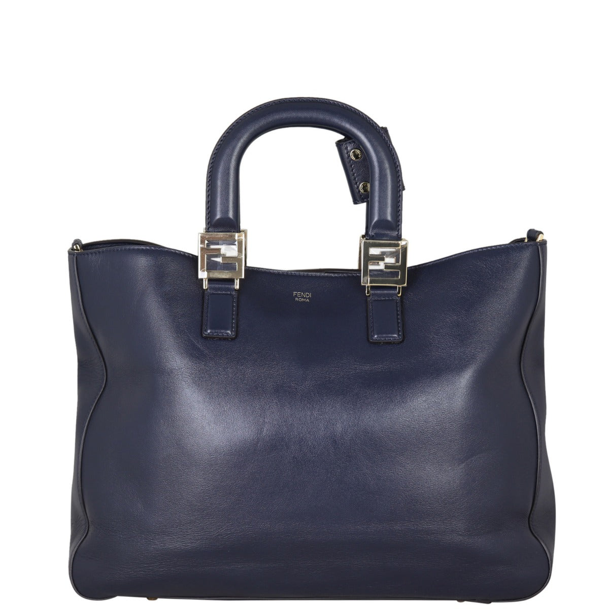 Fendi FF Leather Tote