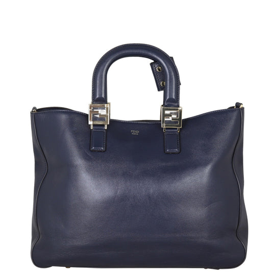 Fendi FF Leather Tote