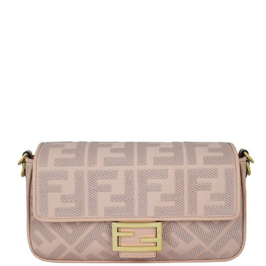 Fendi FF Baguette Bag Canvas