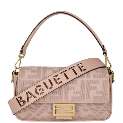 Fendi FF Baguette Bag Canvas