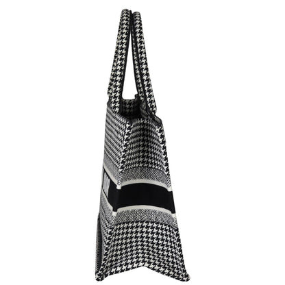 Dior Book Tote Medium Houndstooth
