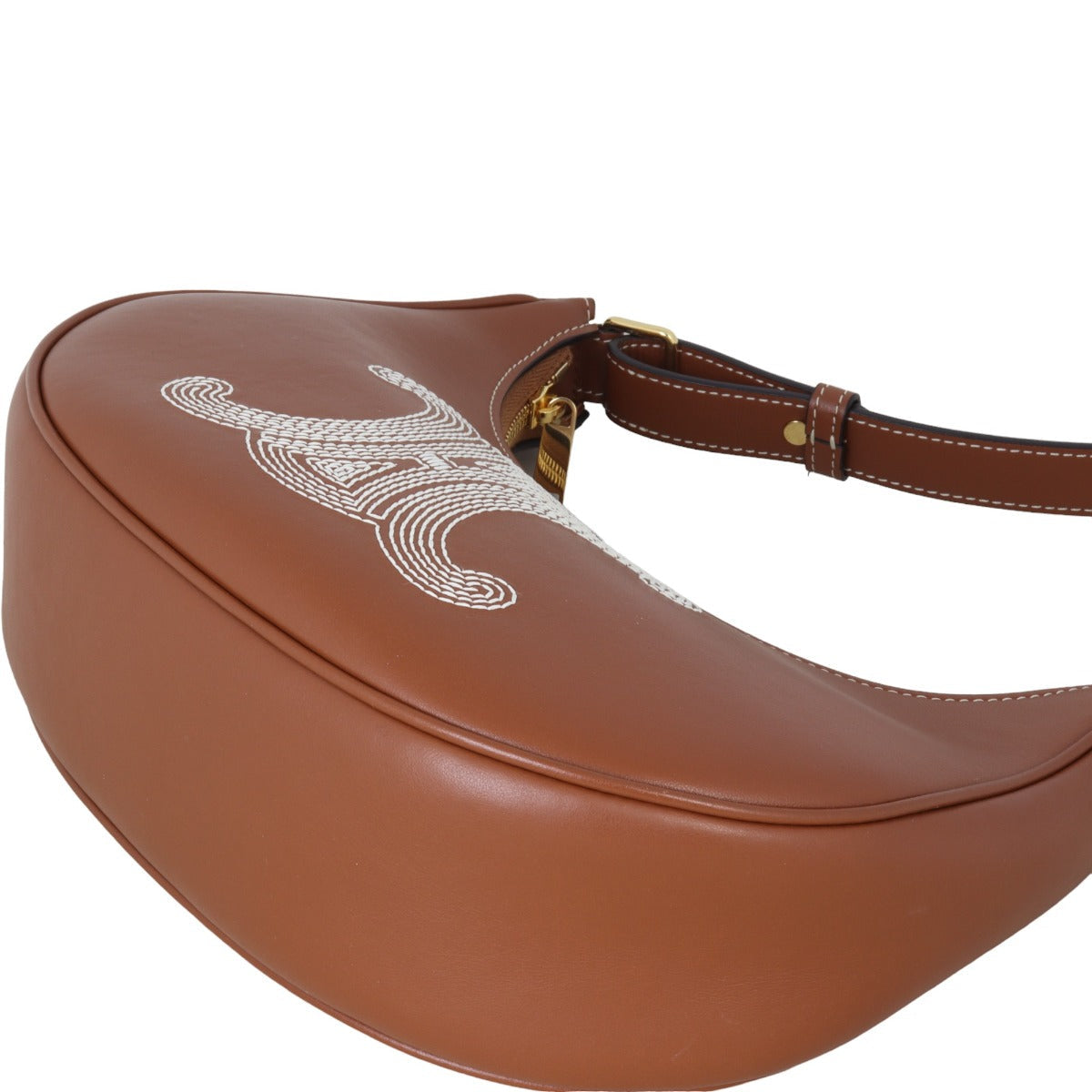 Celine Ava Triomphe Hobo Embroidered