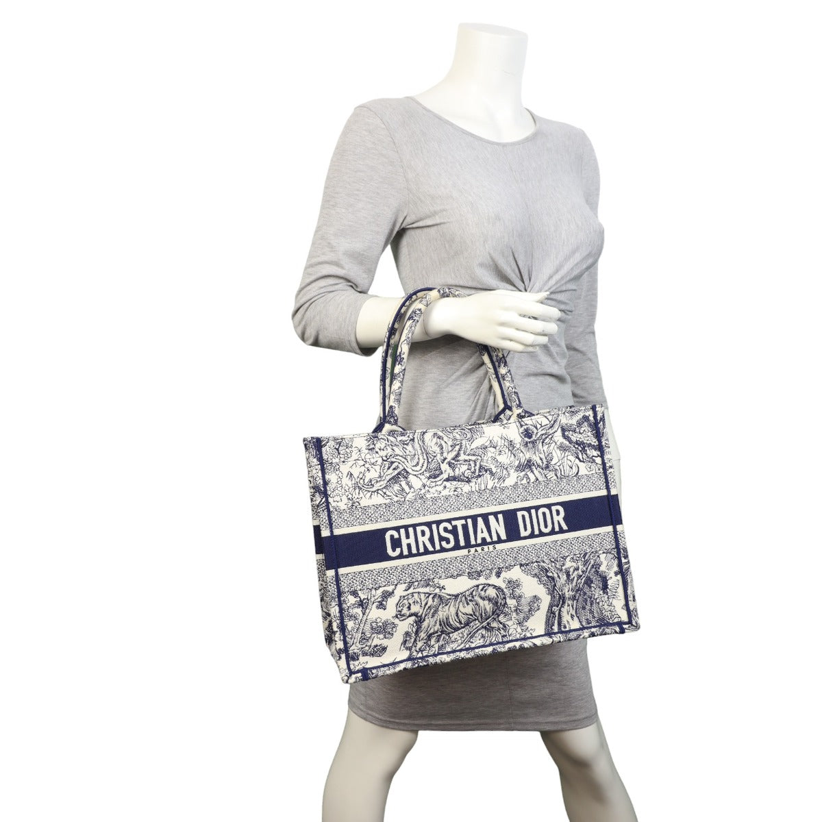 Dior Book Tote Medium Toile de Jouy Reverse