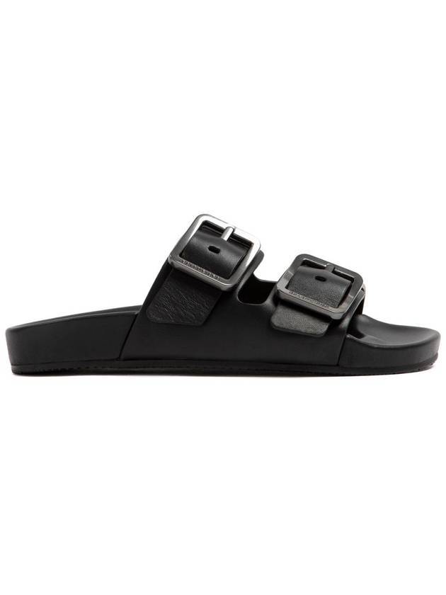 Luxury Balenciaga Trending 2025 Mallorca Strap Slippers Black