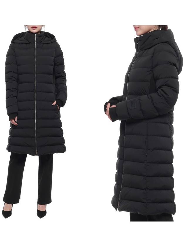Luxury Burberry New Bridge Hooded Goose Down Padding Black