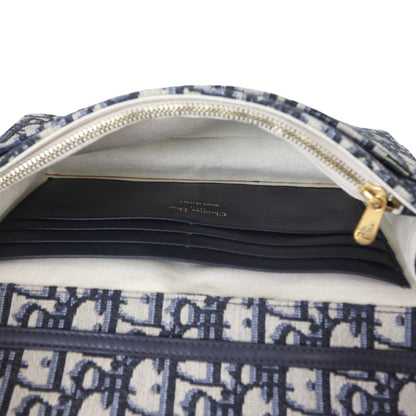 Dior Saddle Pouch Wallet on Chain Oblique