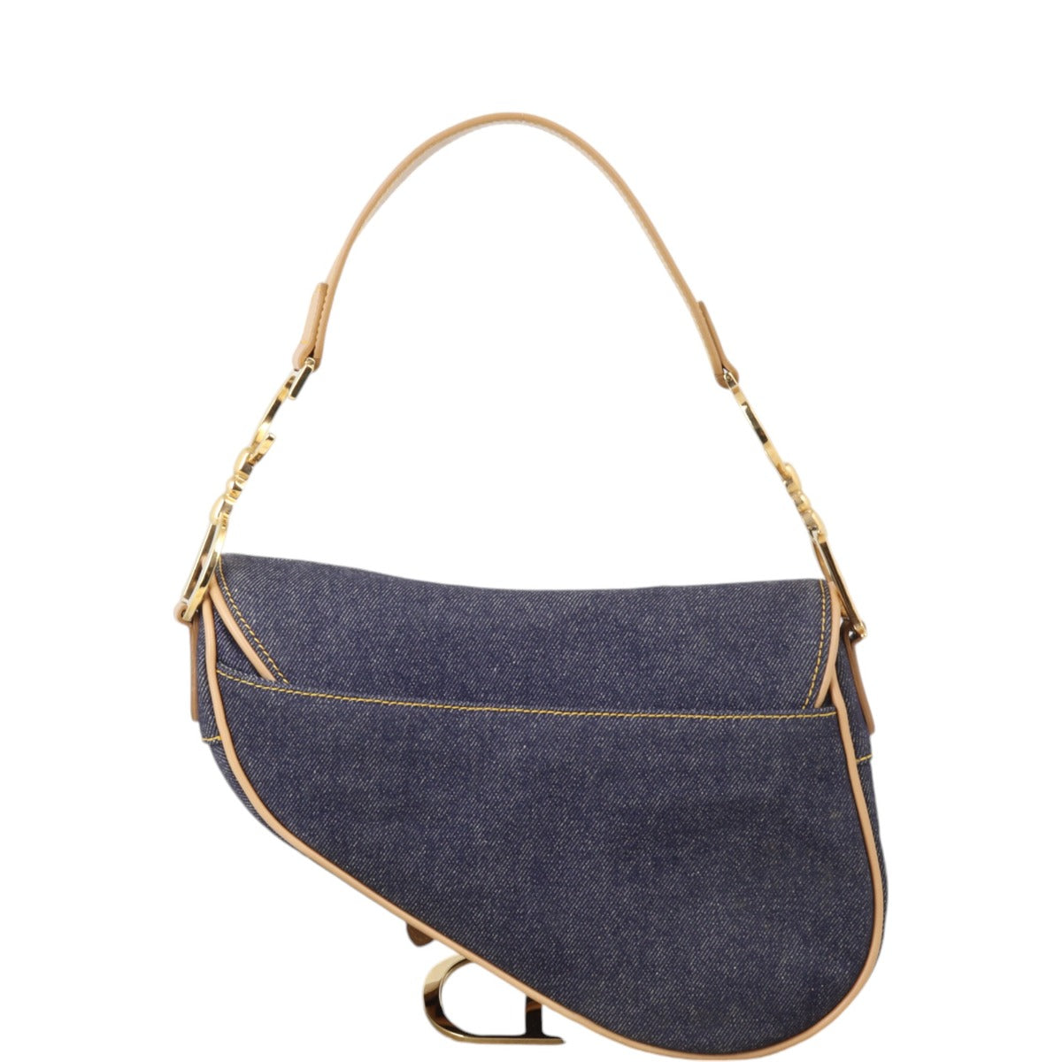 Dior Vintage Saddle Bag Denim