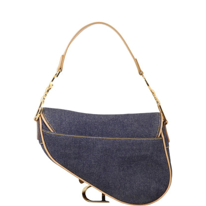 Dior Vintage Saddle Bag Denim