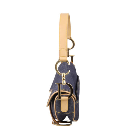 Dior Vintage Saddle Bag Denim