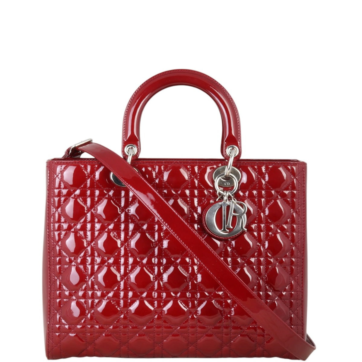 Dior Lady Dior Large Patent