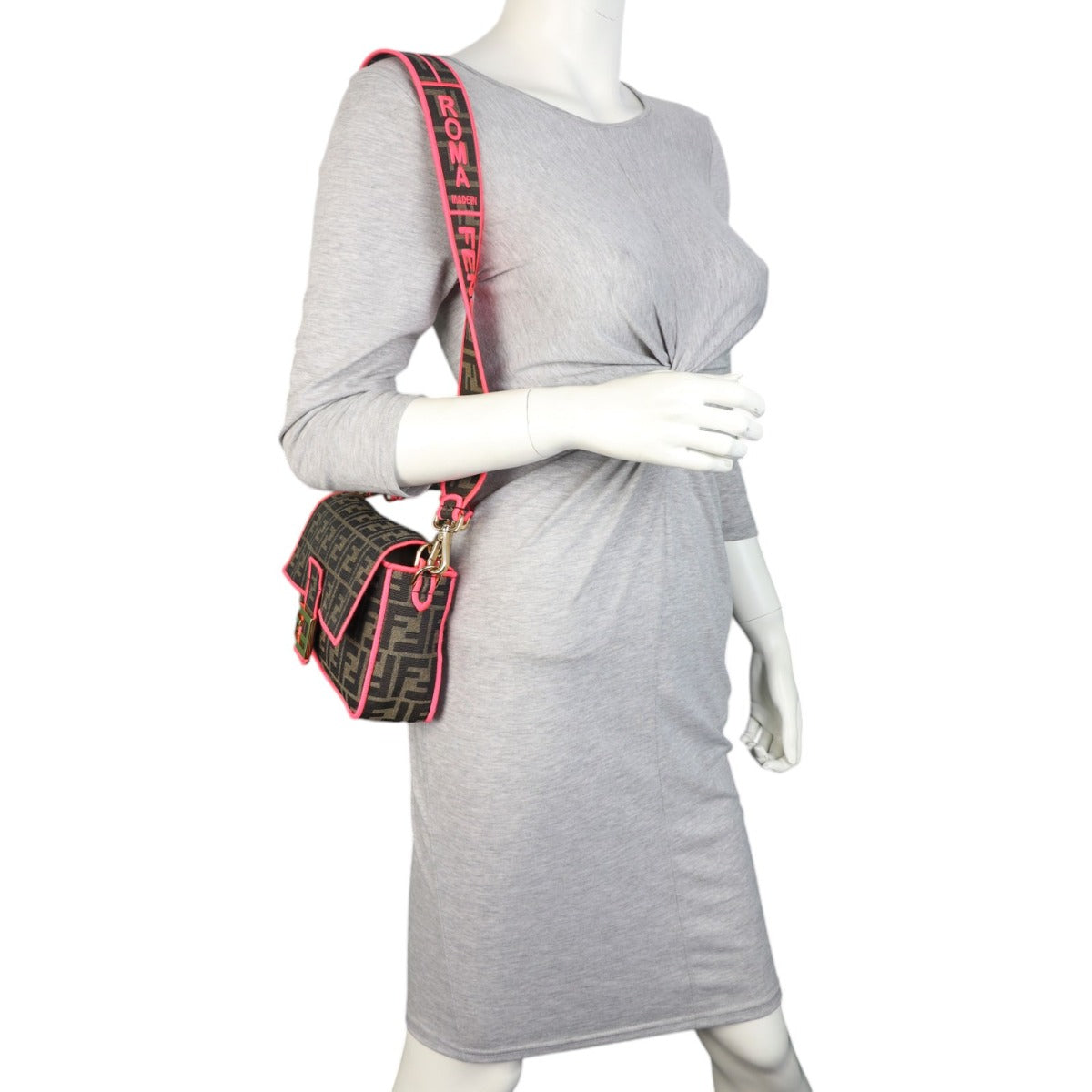 Fendi Baguette Bag FF 1974 Fluoro