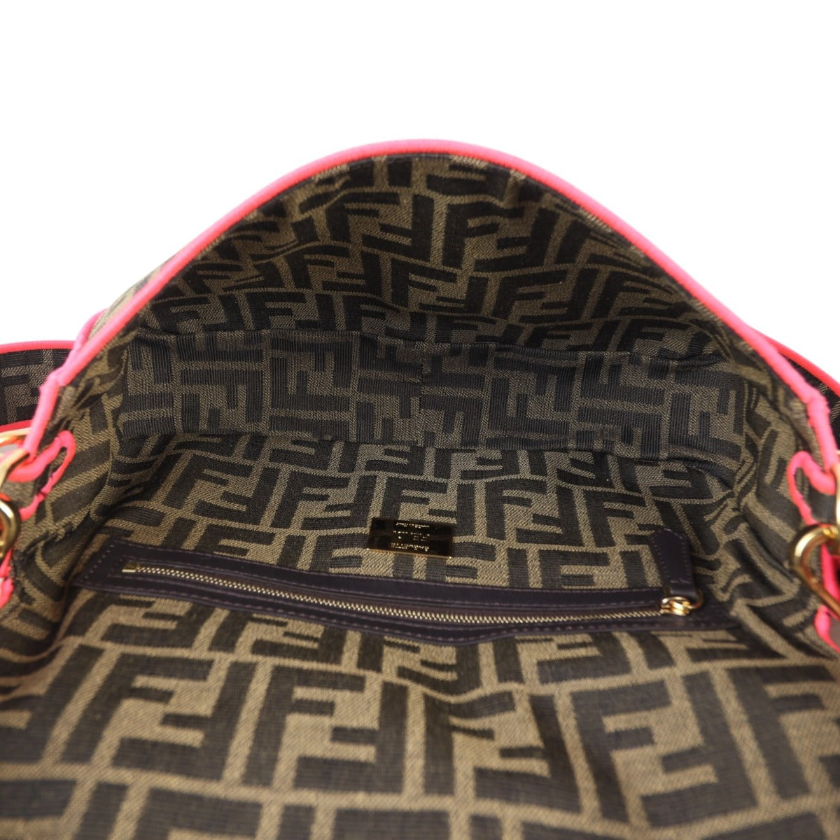 Fendi Baguette Bag FF 1974 Fluoro