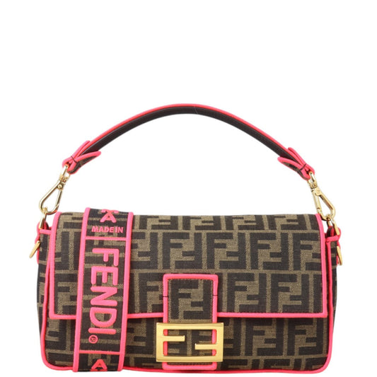 Fendi Baguette Bag FF 1974 Fluoro