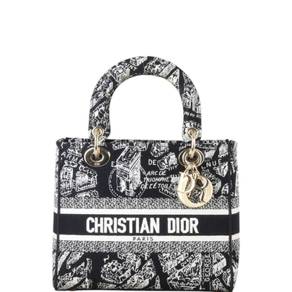Dior Lady D-Lite Medium Plan de Paris