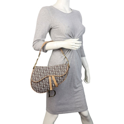 Dior Vintage Saddle Bag Oblique