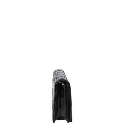 Dior Lady Dior Patent Cannage Pouch