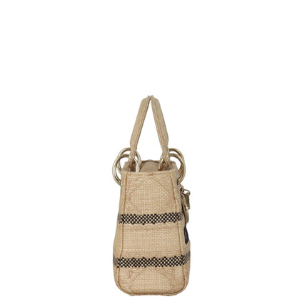 Dior Lady D-Lite Mini Raffia