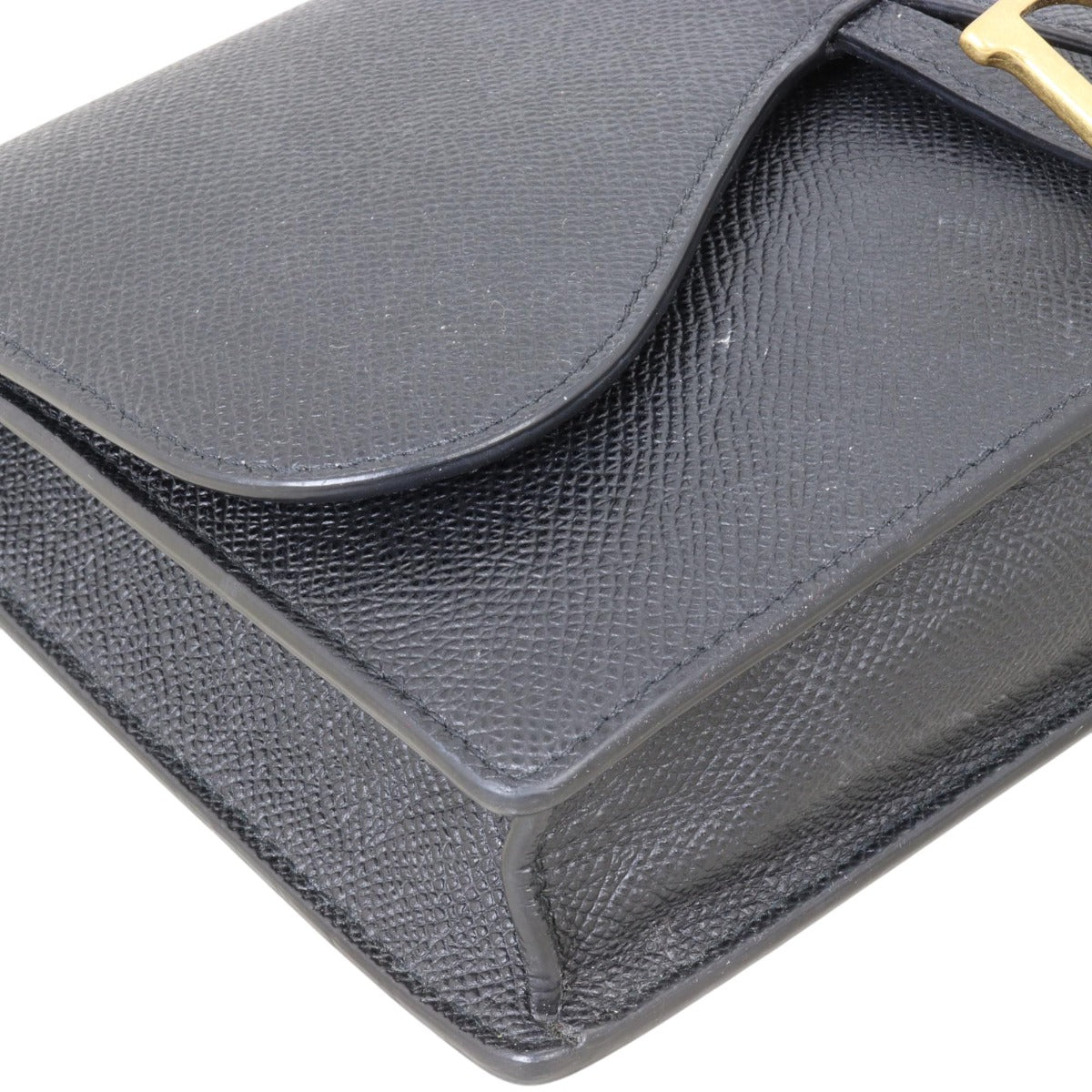 Dior Saddle Pouch Wallet on Chain