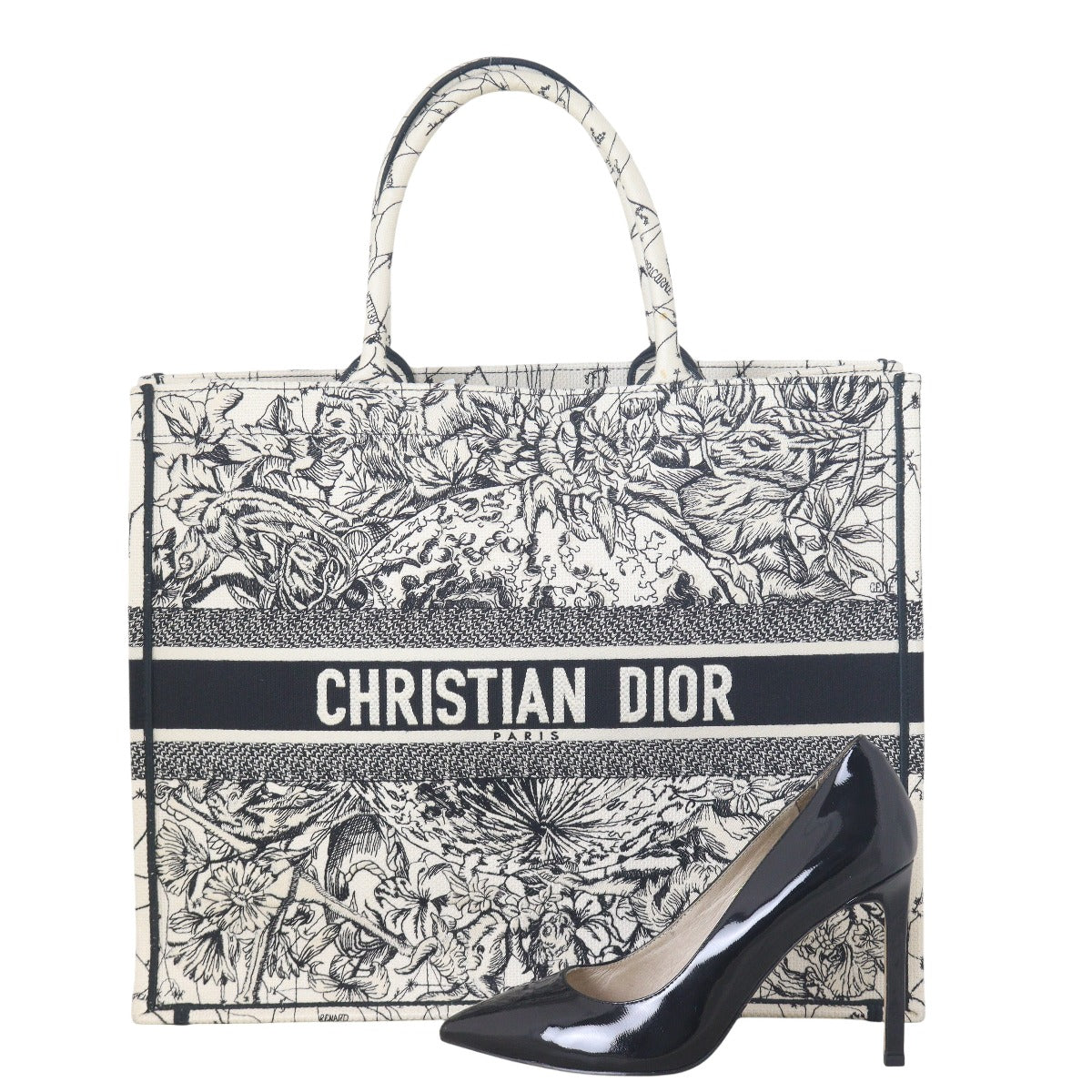 Dior Book Tote Large Zodiac
