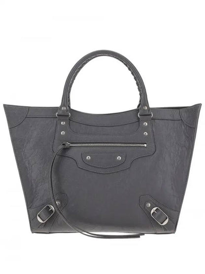 Luxury Balenciaga Trending 2025 Neo Classic Tote Bag Grey