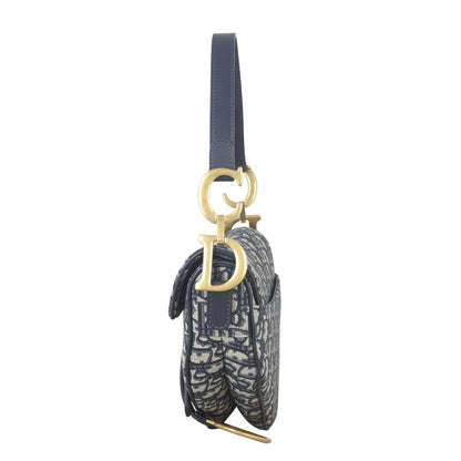 Dior Saddle Bag Oblique with Strap