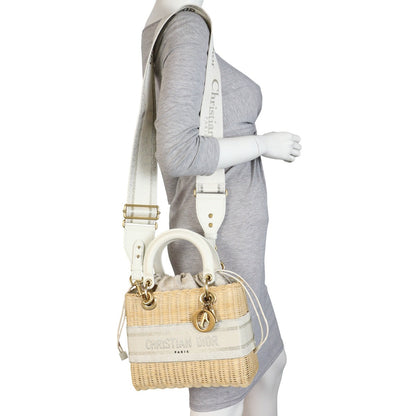 Dior Lady Dior Rattan Oblique Medium