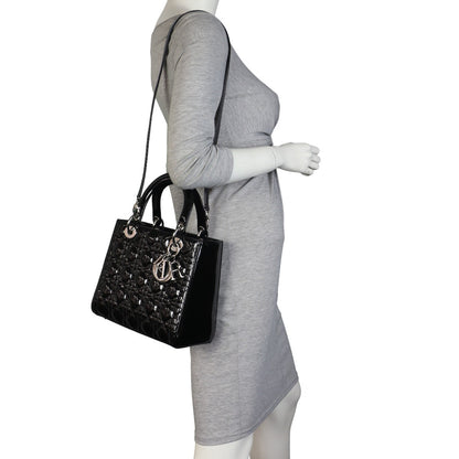 Dior Lady Dior Medium Patent