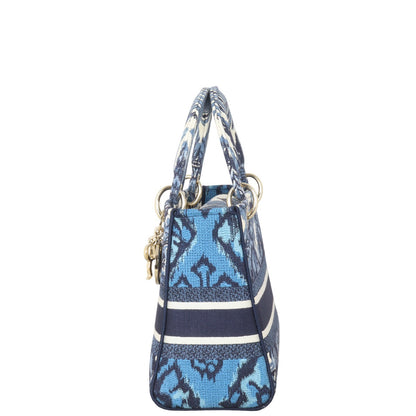 Dior Lady D-Lite Medium Palm Tree Toile De Jouy