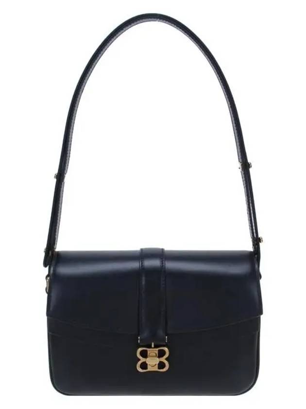 Luxury Balenciaga Trending 2025 WoMen's BB Buckle Flap Shoulder Bag Black