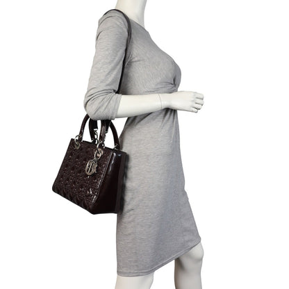 Dior Lady Dior Medium Patent