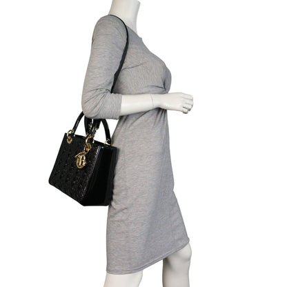 Dior Lady Dior Medium Patent