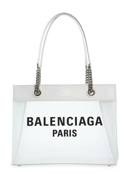 Luxury Balenciaga Trending 2025 Duty Free Medium Tote Bag White