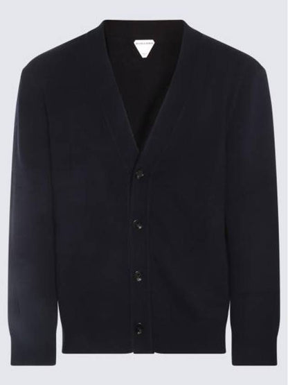 Luxury Bottega Veneta Classic Cashmere Cardigan Navy